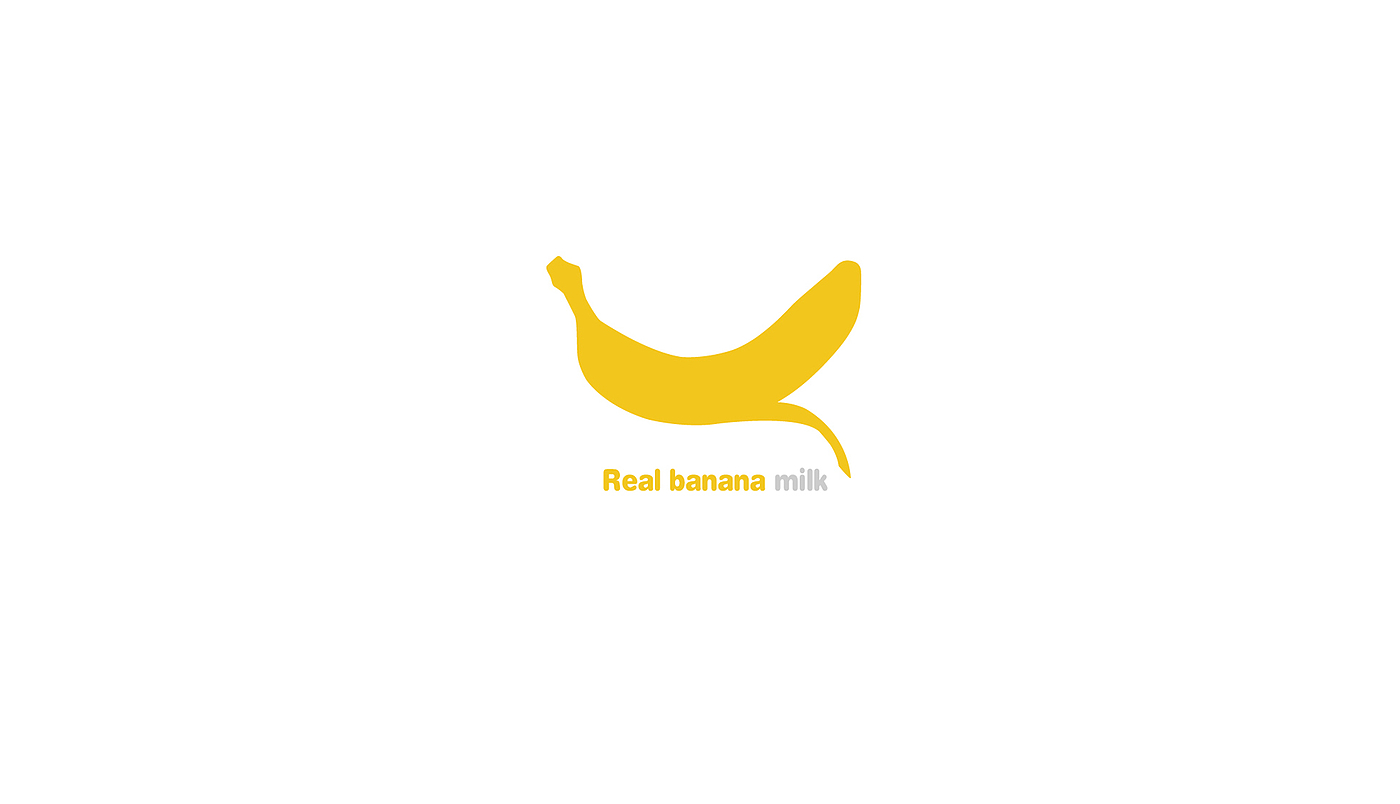 packing design，Drinks，Banana milk，