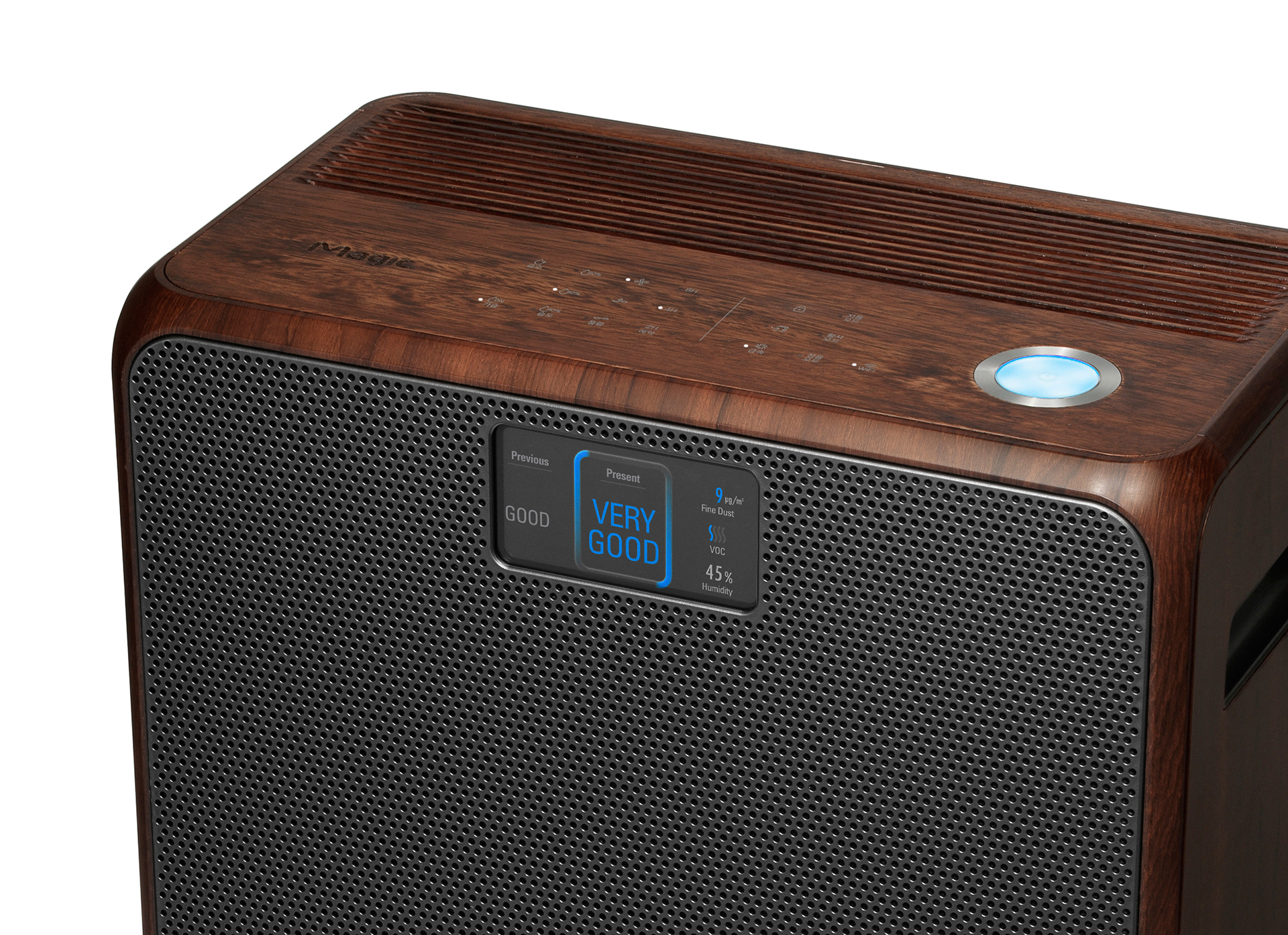 wooden ，purifier，Speaker appearance，loudspeaker box，sound，red dot，idea，magic，