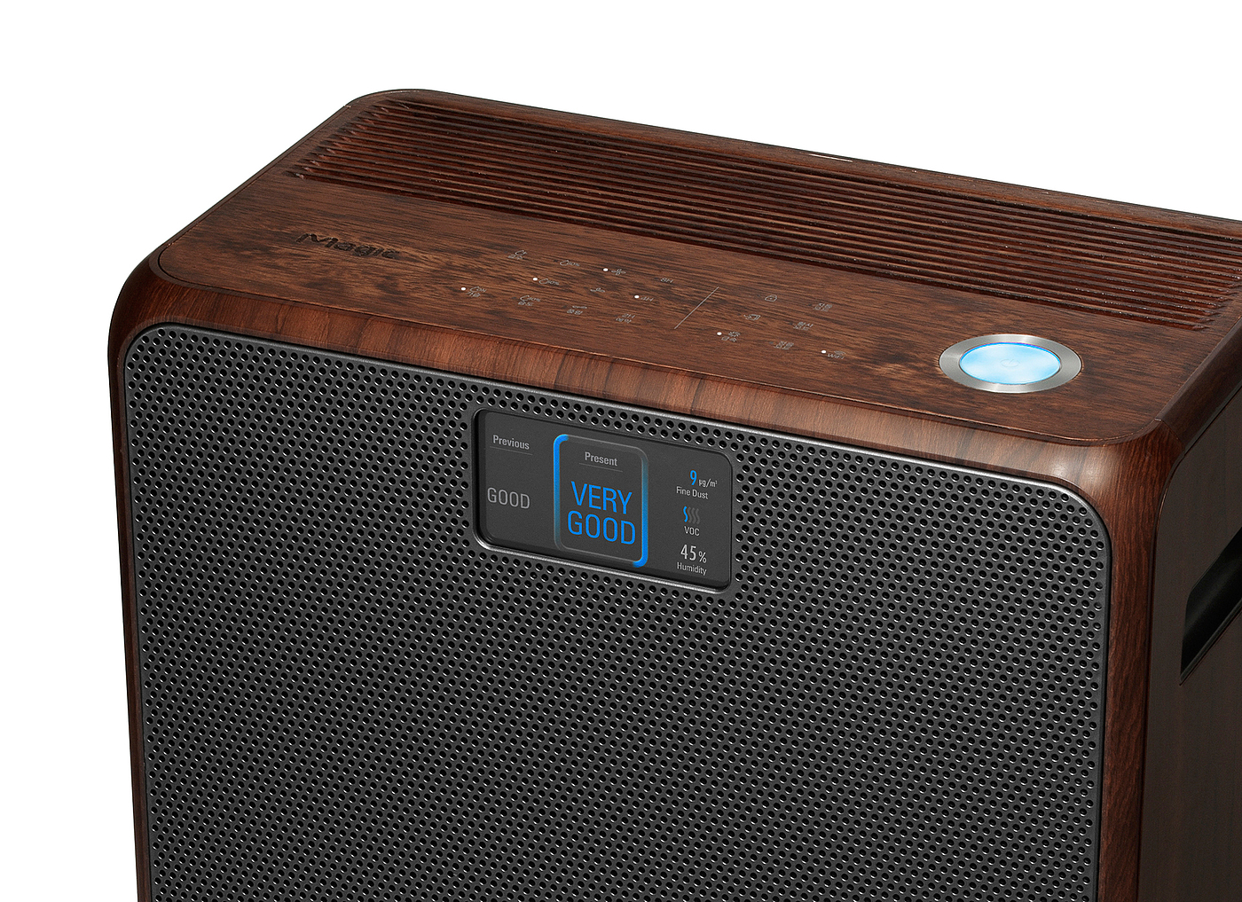 wooden ，purifier，Speaker appearance，loudspeaker box，sound，red dot，idea，magic，