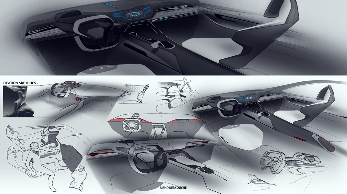 Network informatization，Automatic unmanned，Hand drawn concept，High-tech，Convenient and practical，