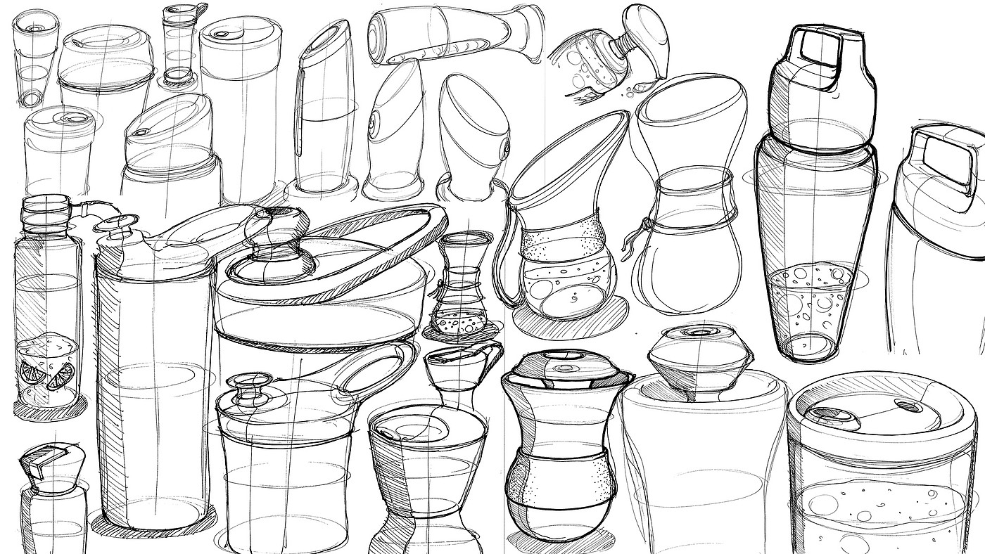 product design，Automatic design，sketch，draft，