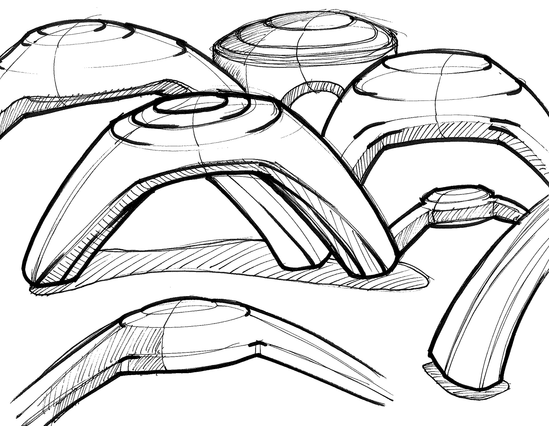 product design，Automatic design，sketch，draft，