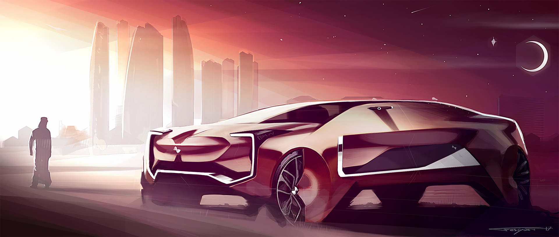 Automatic design，sketch，BMW X8 GCL，