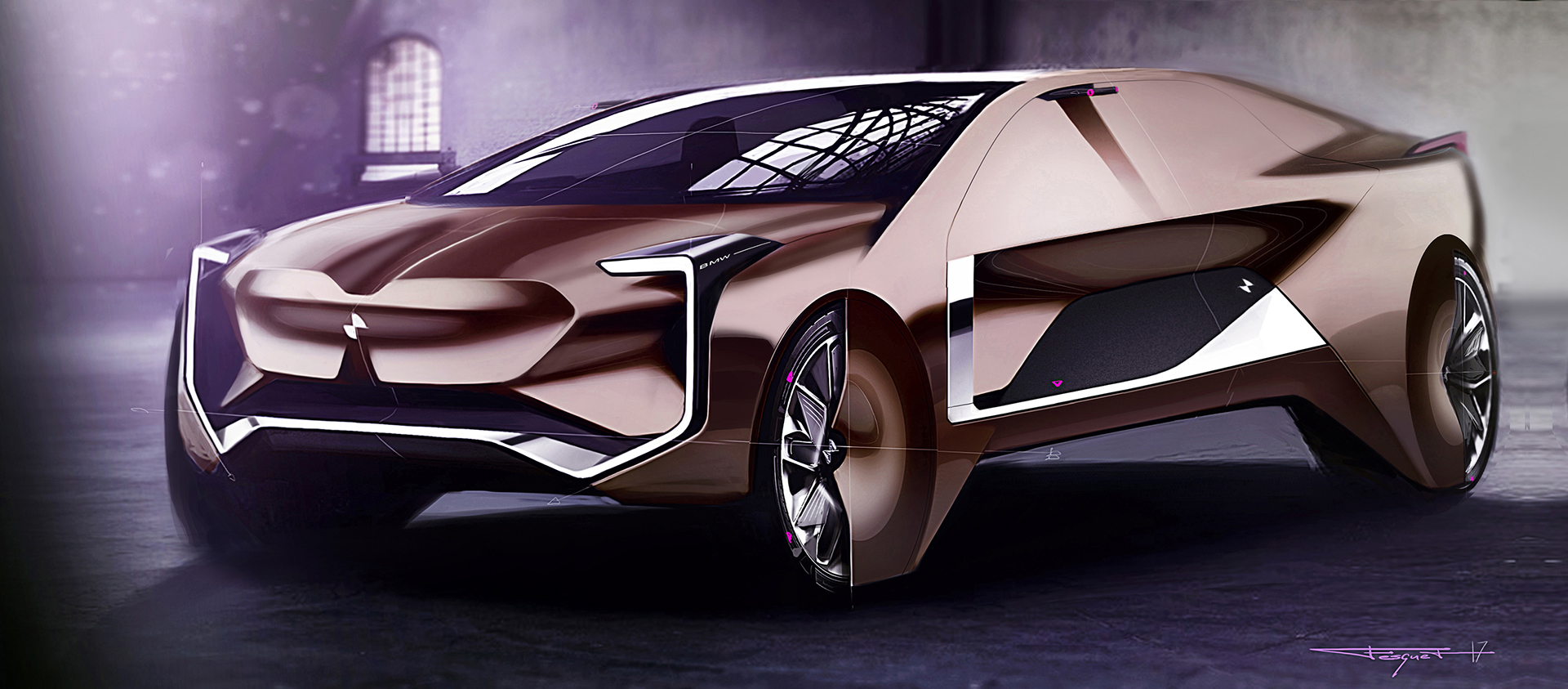 Automatic design，sketch，BMW X8 GCL，