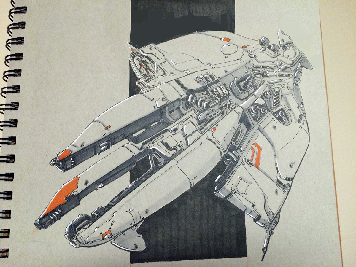 Sense of science and technology，Hand drawn machinery，High end style，Types of American blockbusters，visual effect，