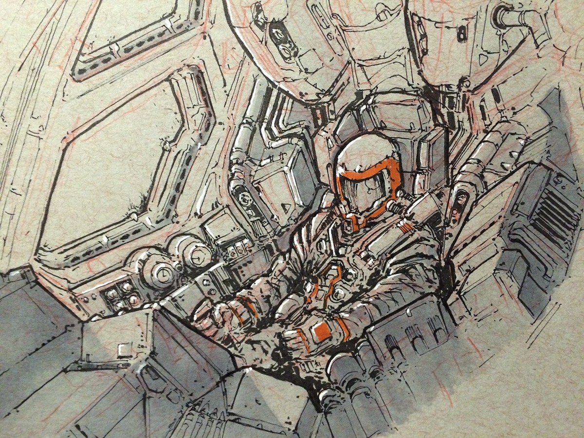 Sense of science and technology，Hand drawn machinery，High end style，Types of American blockbusters，visual effect，