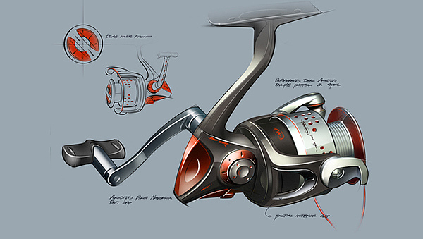 industrial design，product design，motion，go fishing，Fishing rod，Water drop wheel，