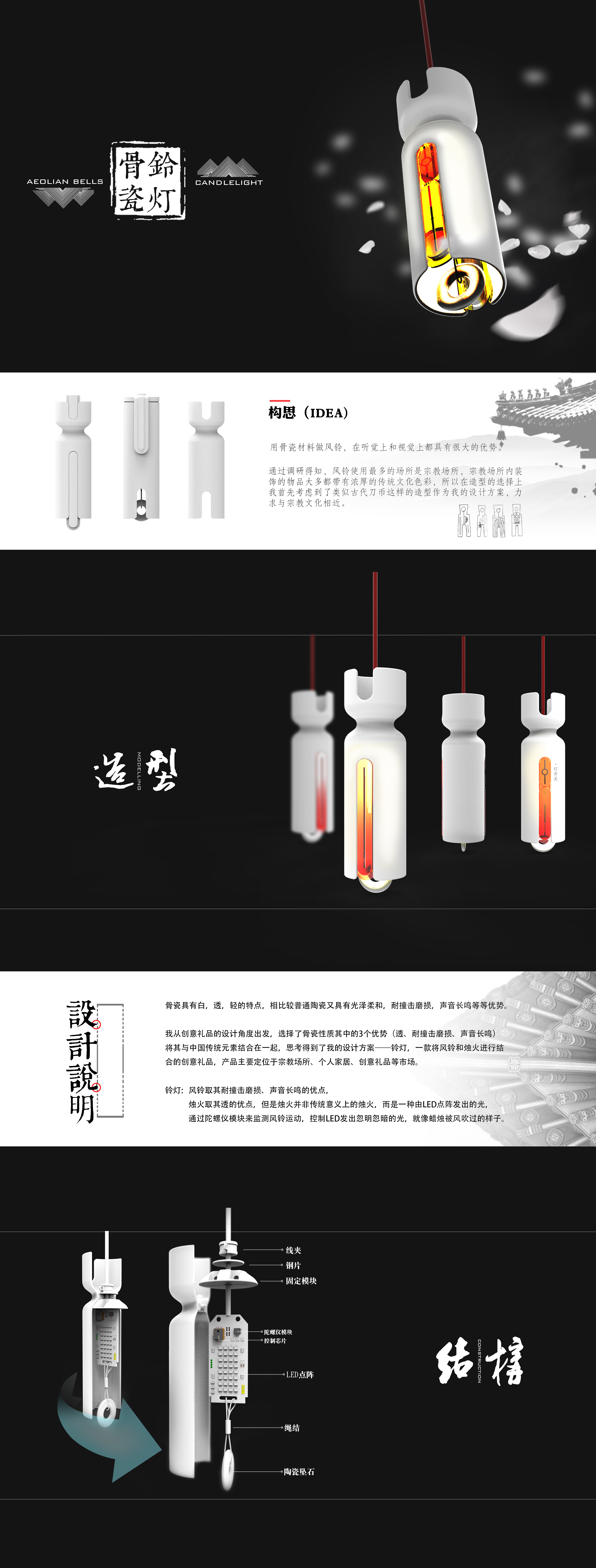 Bone China，lamp，Chinese style，