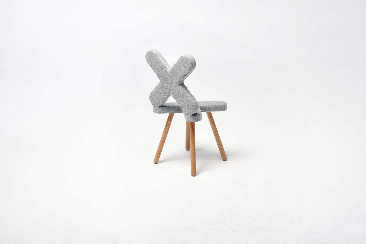 product design，furniture，chair，Cross，