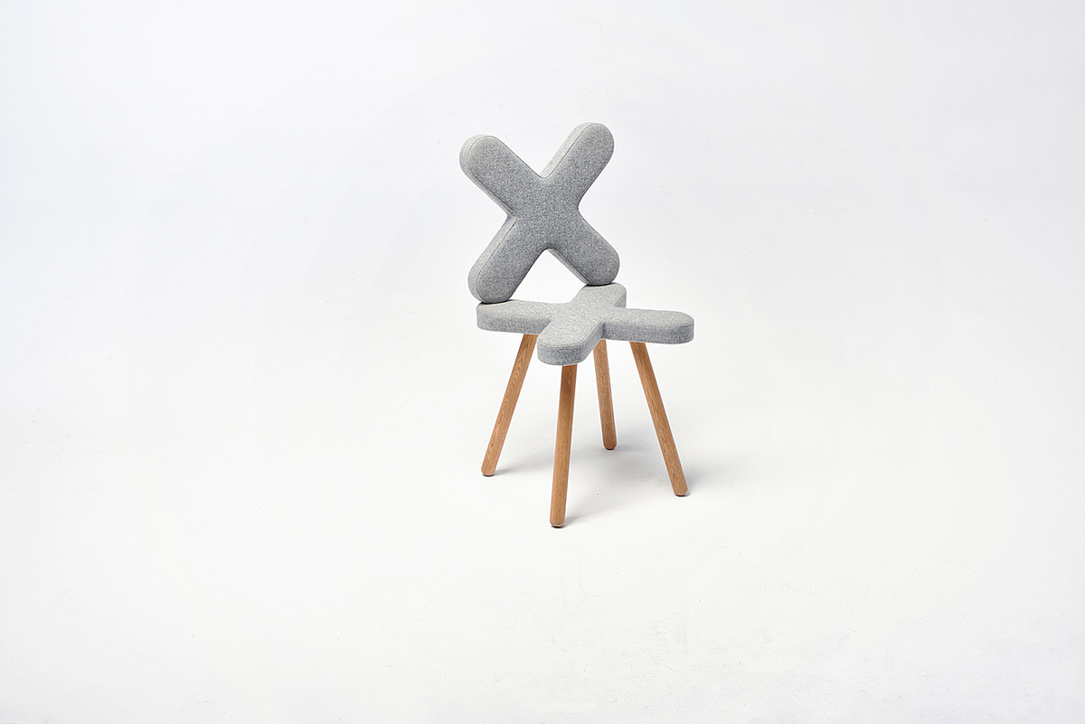 product design，furniture，chair，Cross，