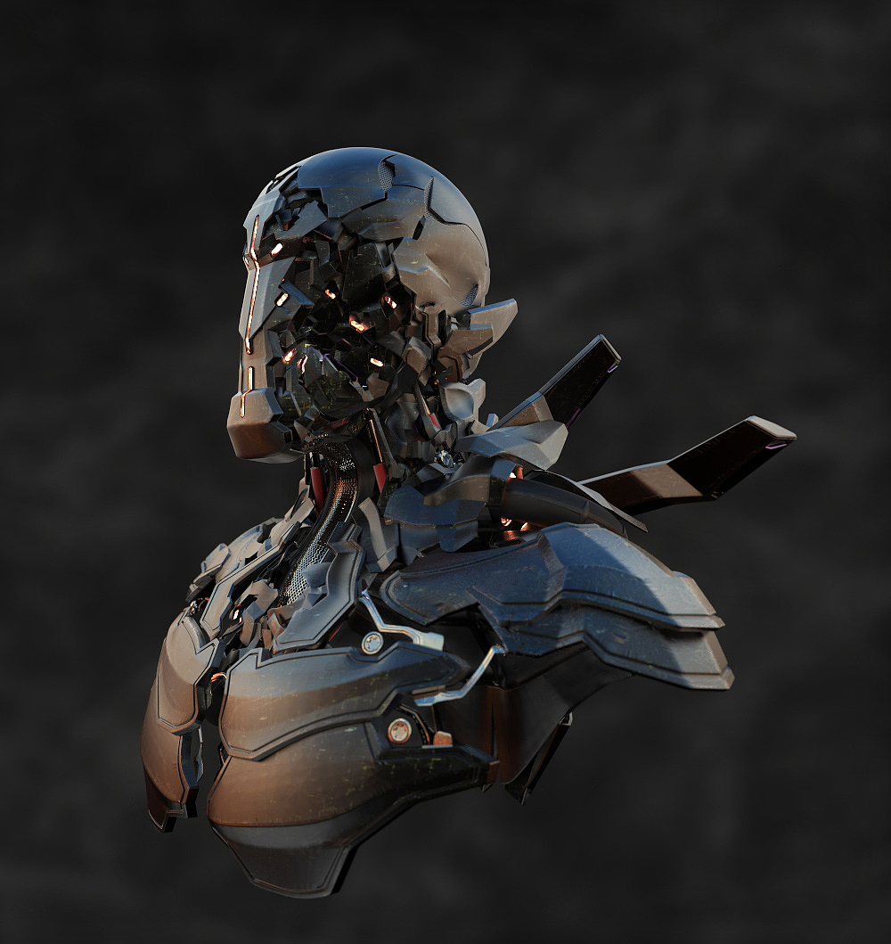 industrial design，intelligence，robot，modeling，Render，cg，