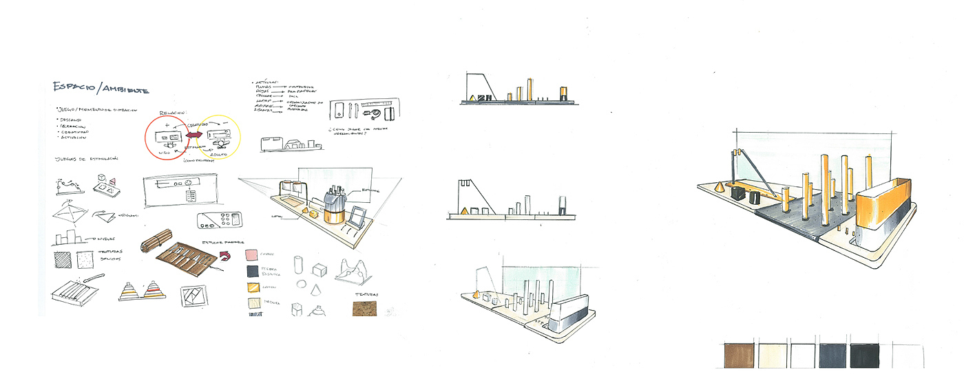 to work in an office，fashion，No contact，Design，sketch，