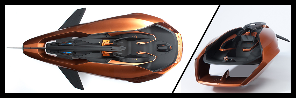 Fish design，Streamline shape，reduce a drag，Stable and safe，Fast speed，