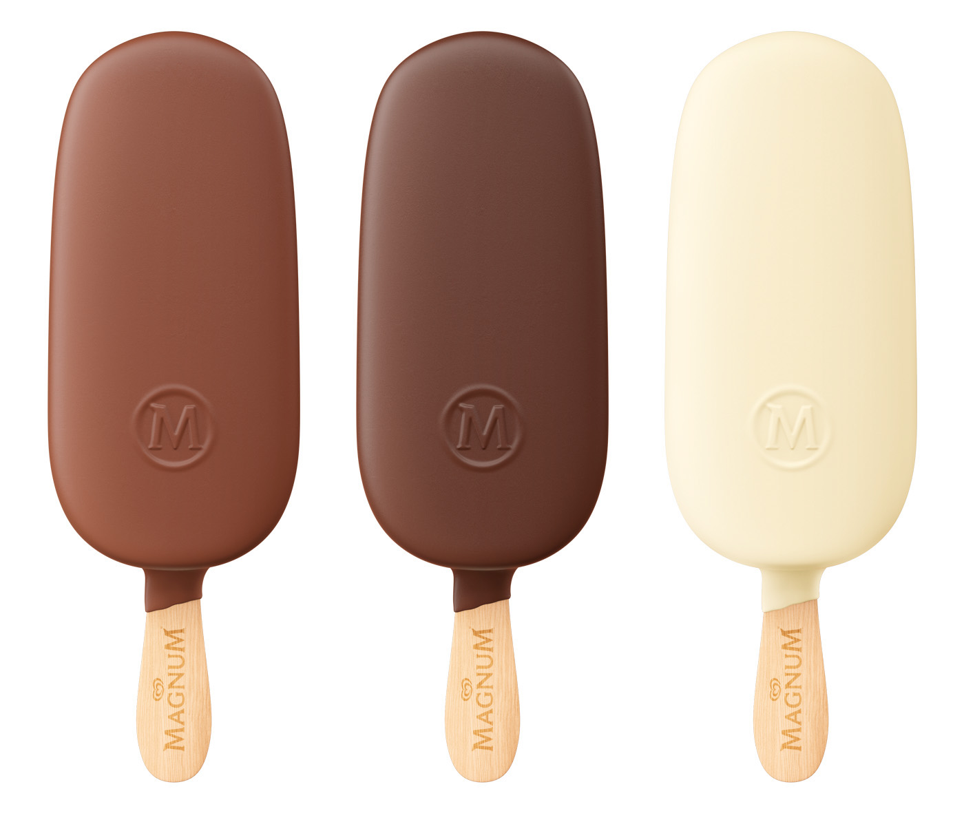 ice cream，C4D rendering，3D rendering，Render，OLA Ice，Dennis de Koff，Magnum Ice，