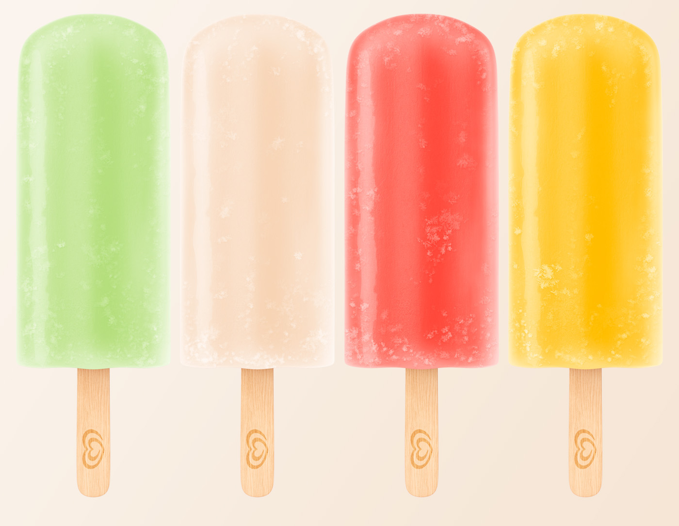 ice cream，C4D rendering，3D rendering，Render，OLA Ice，Dennis de Koff，Magnum Ice，