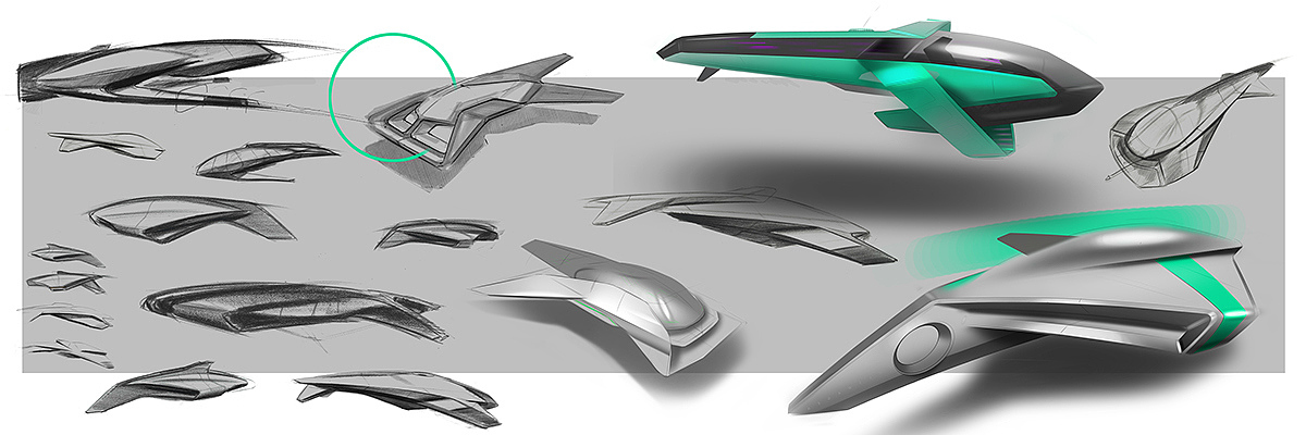 Fish design，Streamline shape，reduce a drag，Stable and safe，Fast speed，