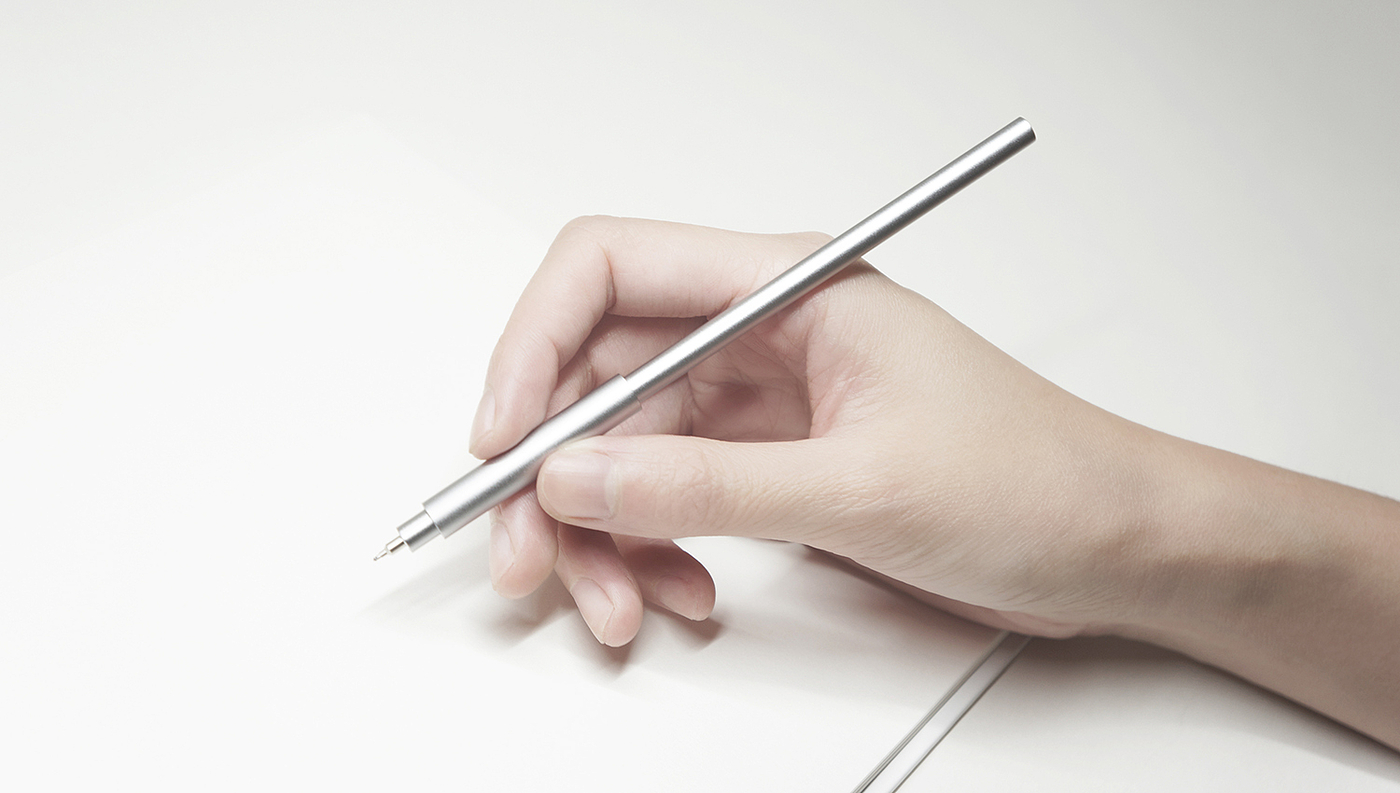 钢笔，凝胶墨盒，铝，Pen Uno，