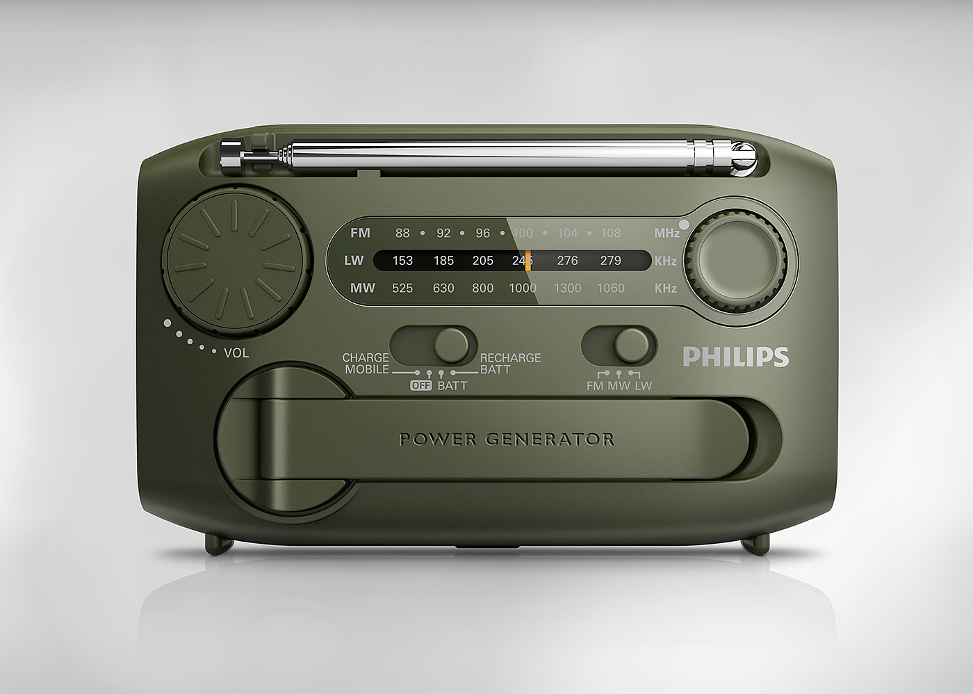 green，radio，AE1120/00，Philips，