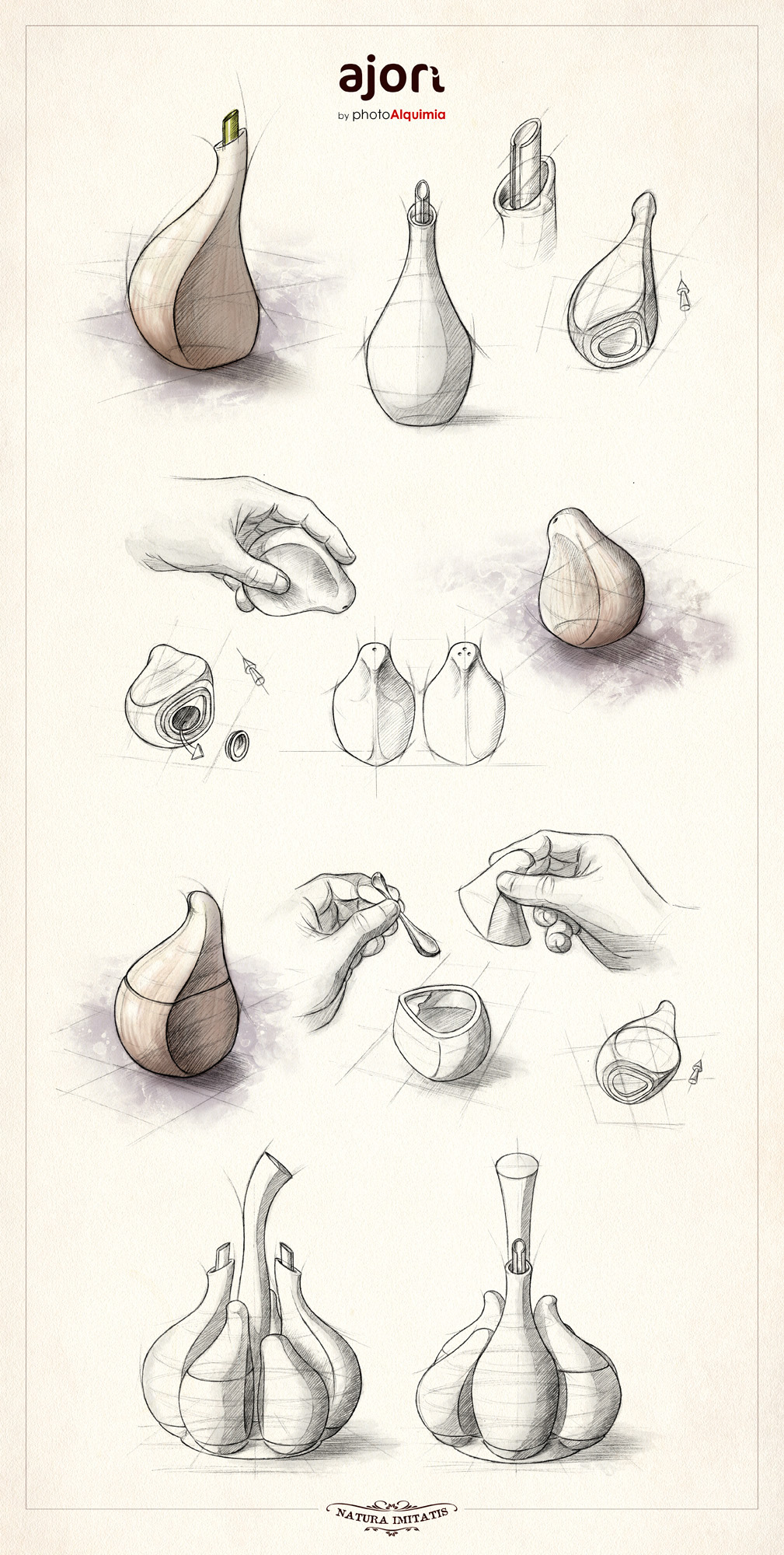 arjun ，Seasoning bottle，white，ceramics，