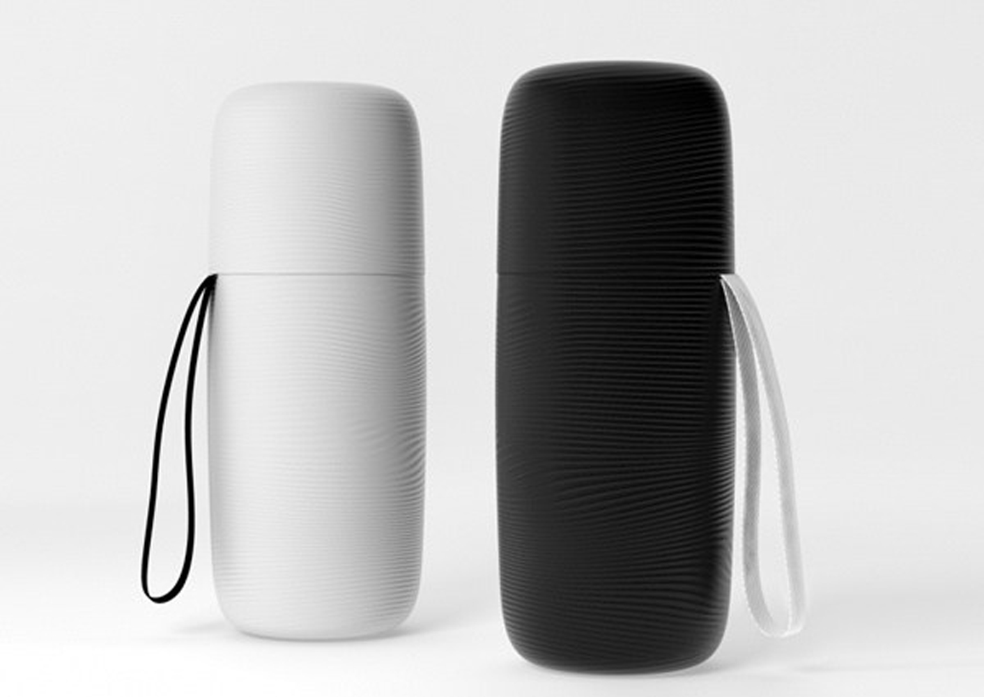 product design，white，Water bottle，