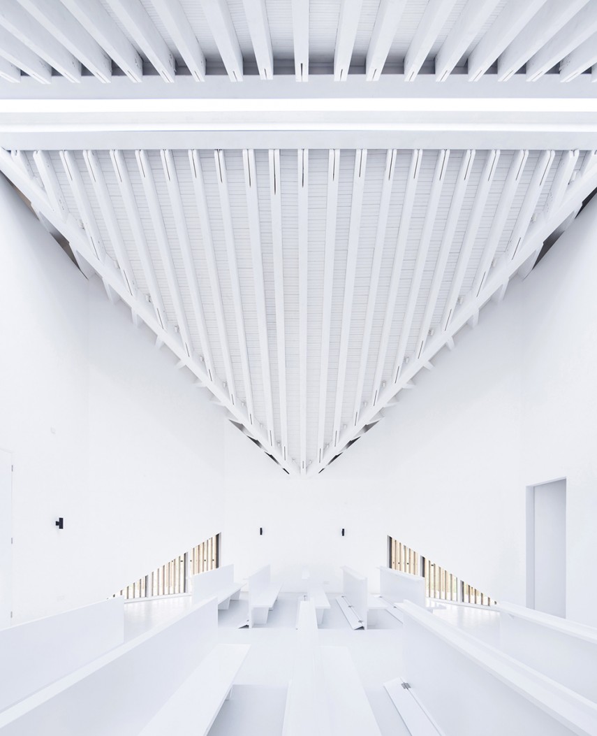 Wanjing garden Chapel，Architectural design，Interior design，