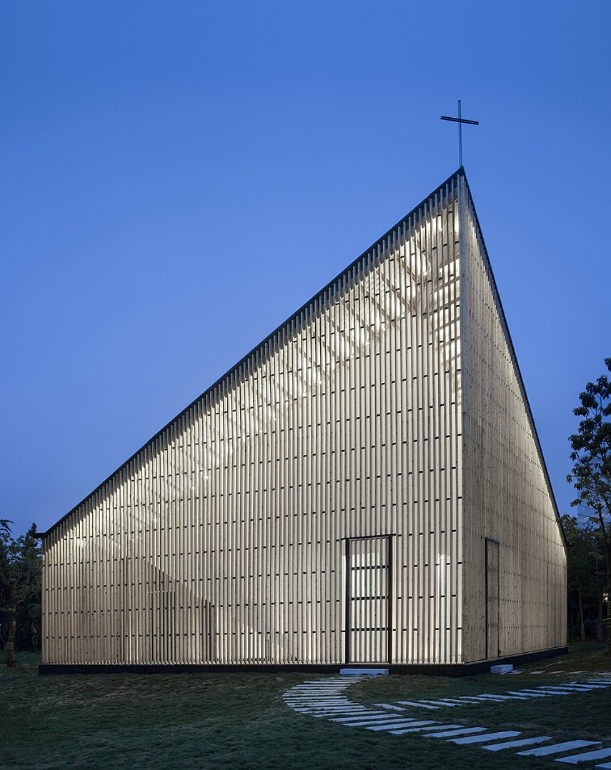 Wanjing garden Chapel，Architectural design，Interior design，