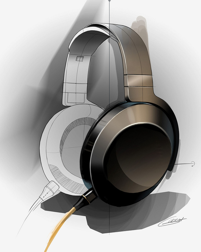 headset，music，science and technology，Digital，product design，industrial design，