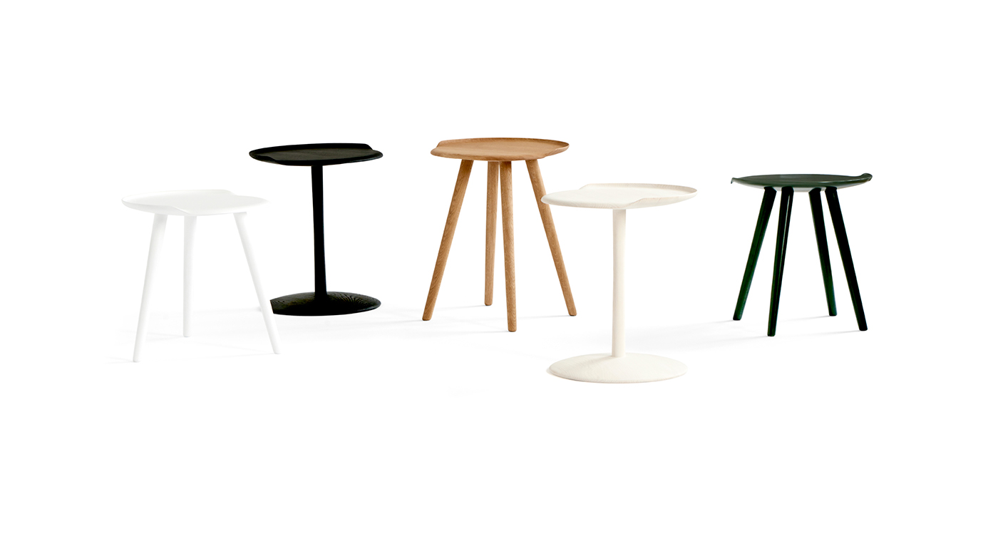 Water Lily，Wooden stool，Side table，Solid wood，