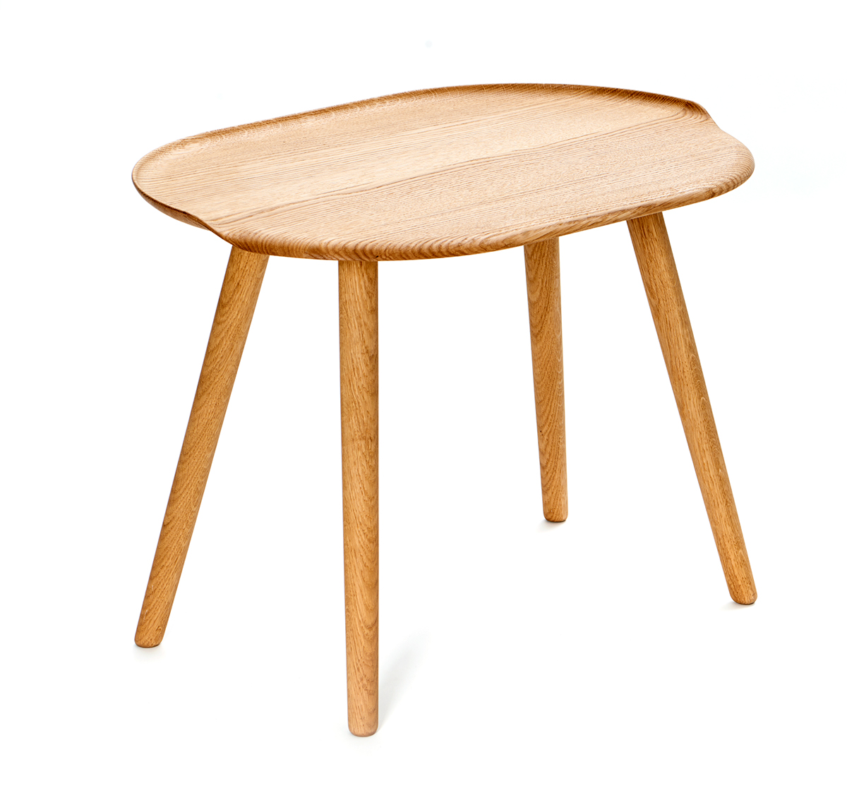 Water Lily，Wooden stool，Side table，Solid wood，