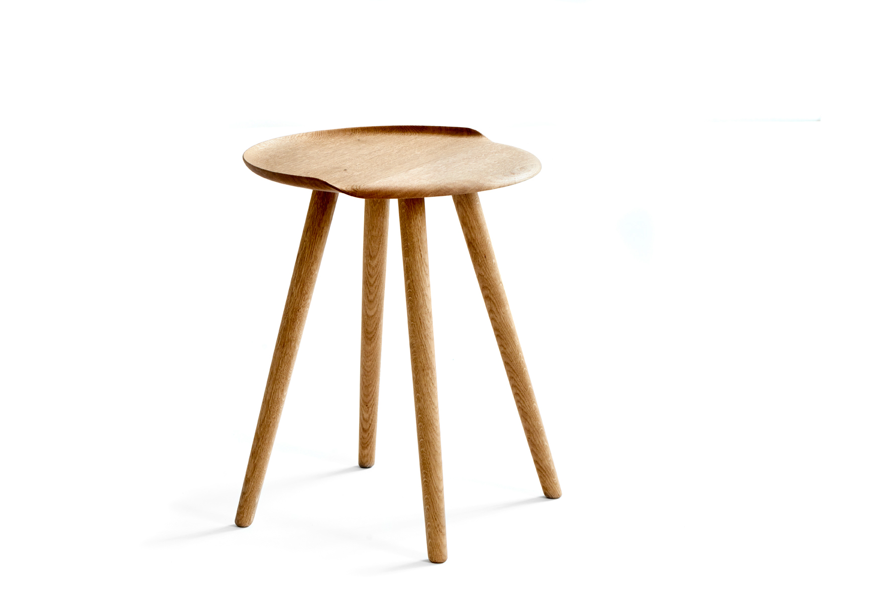 Water Lily，Wooden stool，Side table，Solid wood，