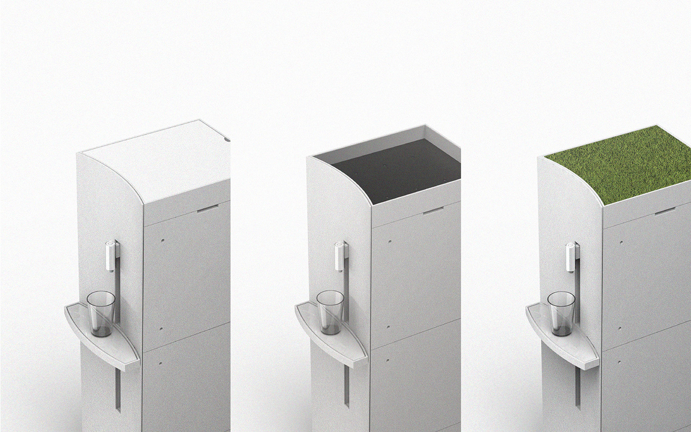 white，Natural philosophy，conceptual design，Water purifier，