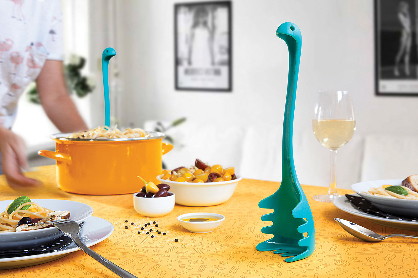 Spaghetti spoon，Pasta Spoon，Papa Nessie，noodle，interest，Interesting，originality，