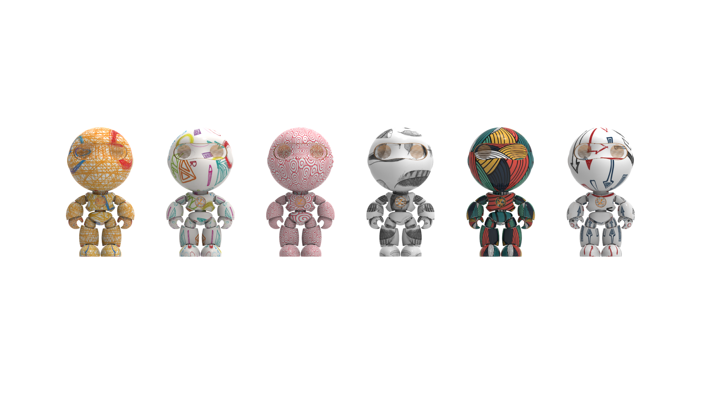 product design，industrial design，Doll design，mascot，robot，Garage Kit，