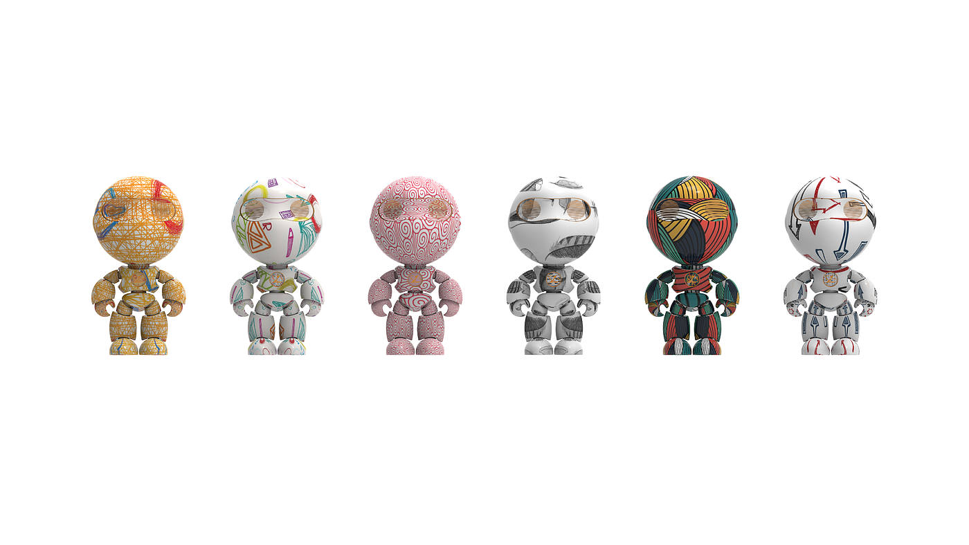 product design，industrial design，Doll design，mascot，robot，Garage Kit，