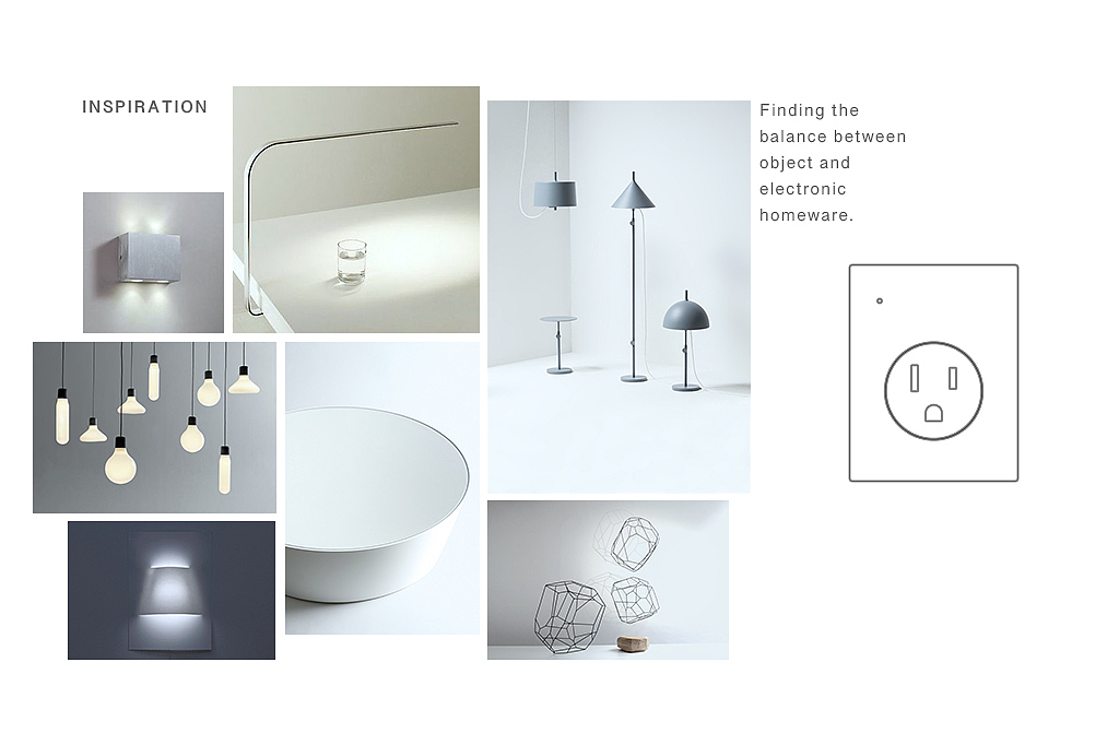 concise，Appearance design，household，Night light，Socket，industrial design，