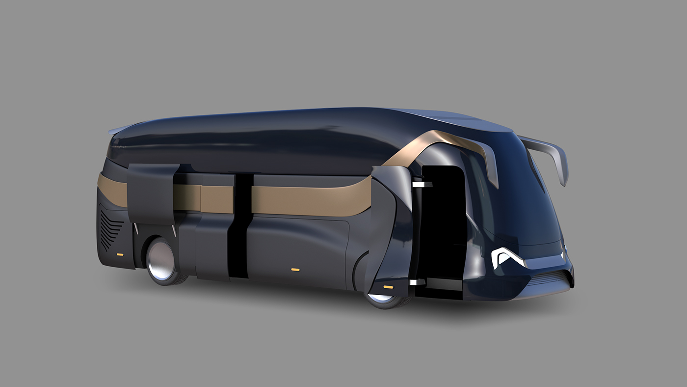 bus，aerodynamics，Bionics Design ，industrial design，