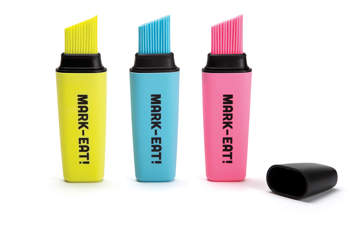 Mark-Eat，Kitchen tools，Multifunctional brush，product design，