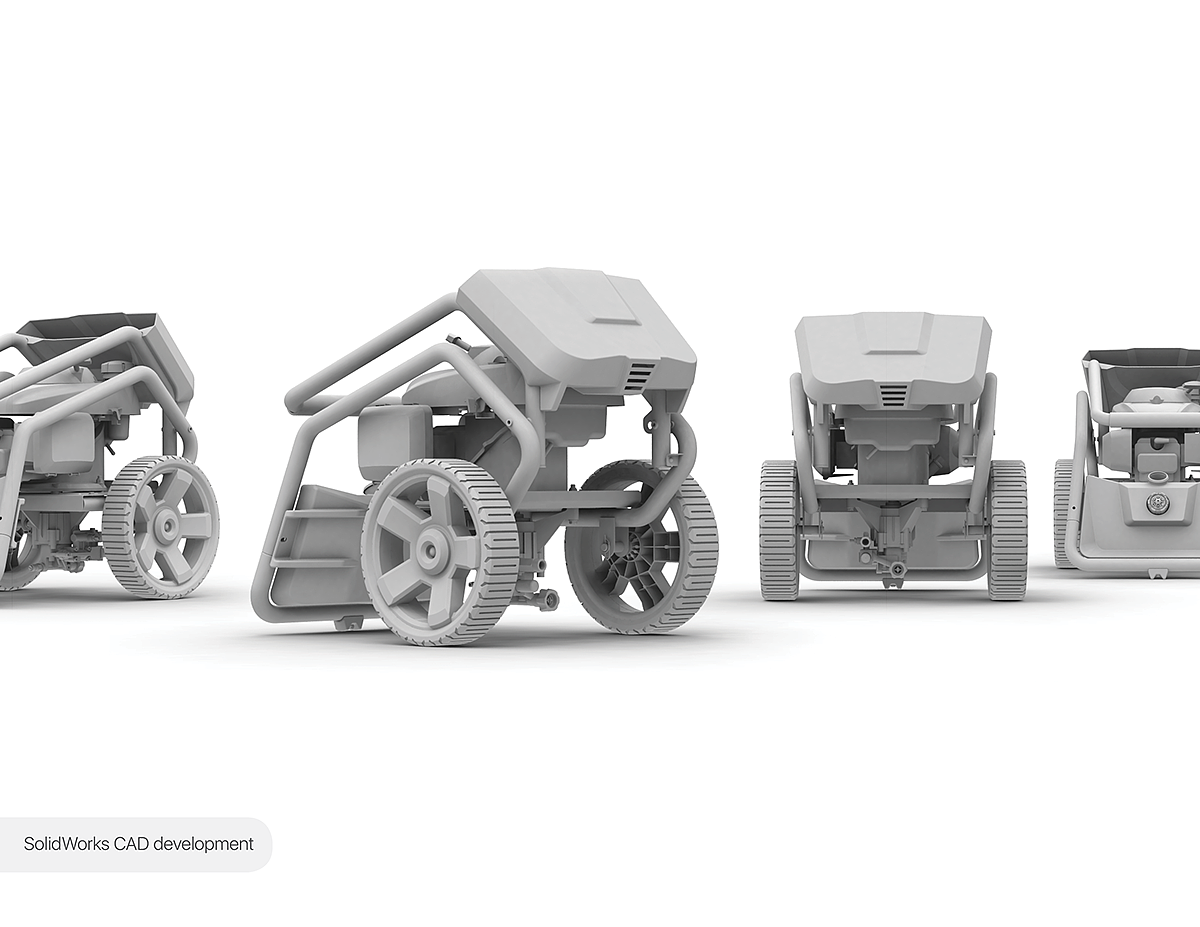 BLACK MAX，High pressure cleaning machine，industrial equipment ，product design，