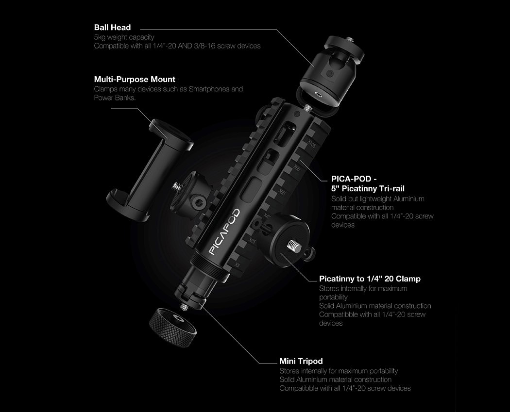Picabode，selfie stick，Digital accessories，Photographic tools，