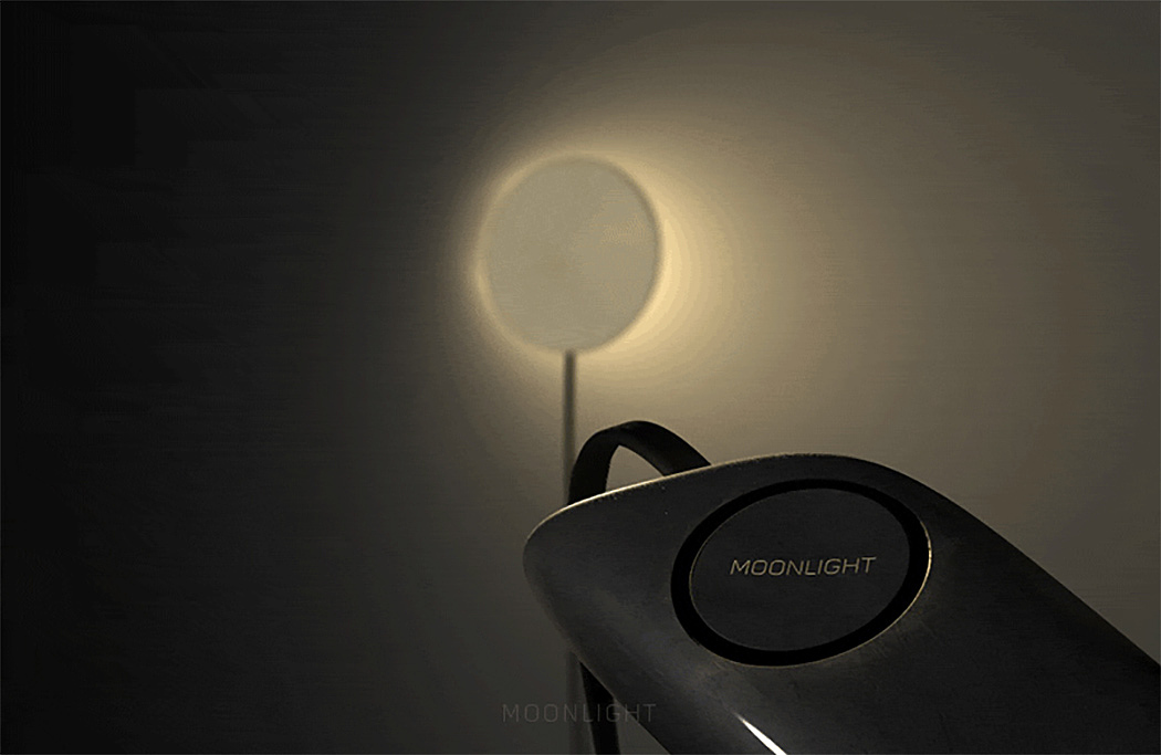 product design，Lamp design，moon，