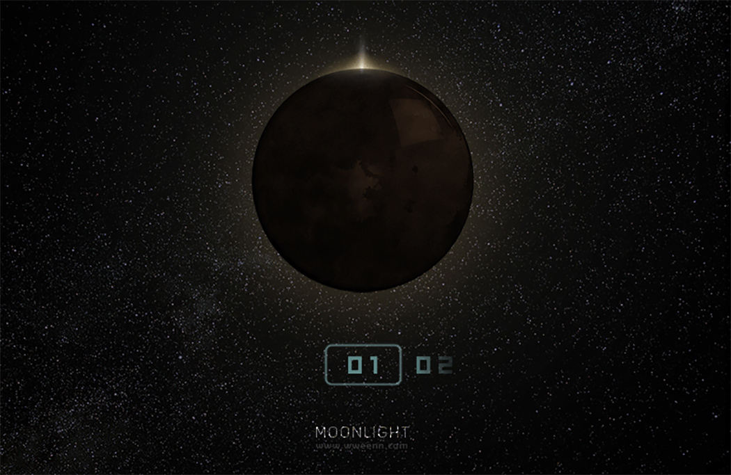 product design，Lamp design，moon，