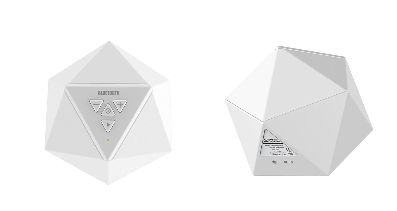 White design，Bluetooth audio，Consumer electronics，