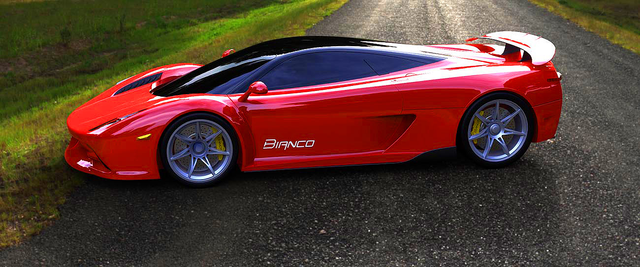 Sports car design，Original design，White design，