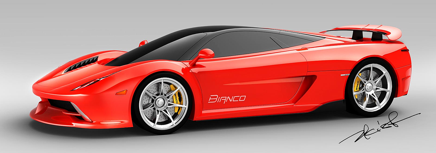 Sports car design，Original design，White design，