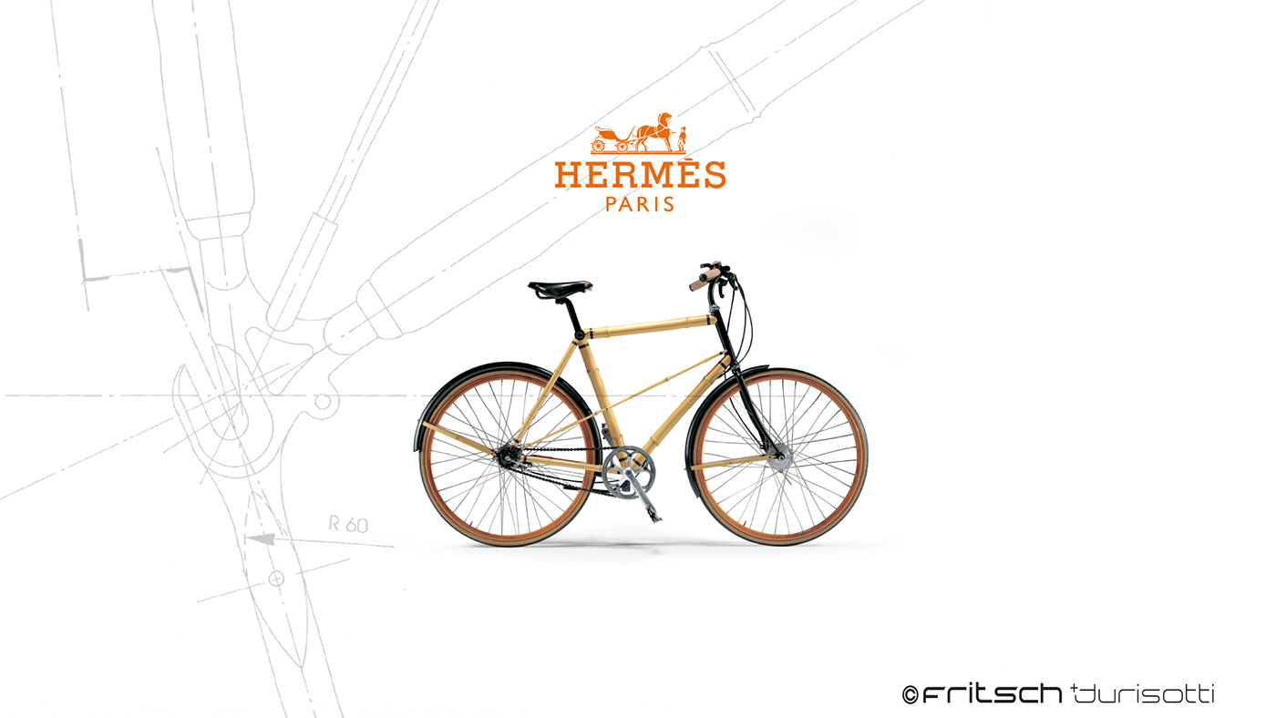 industrial design，bamboo，Bicycle，