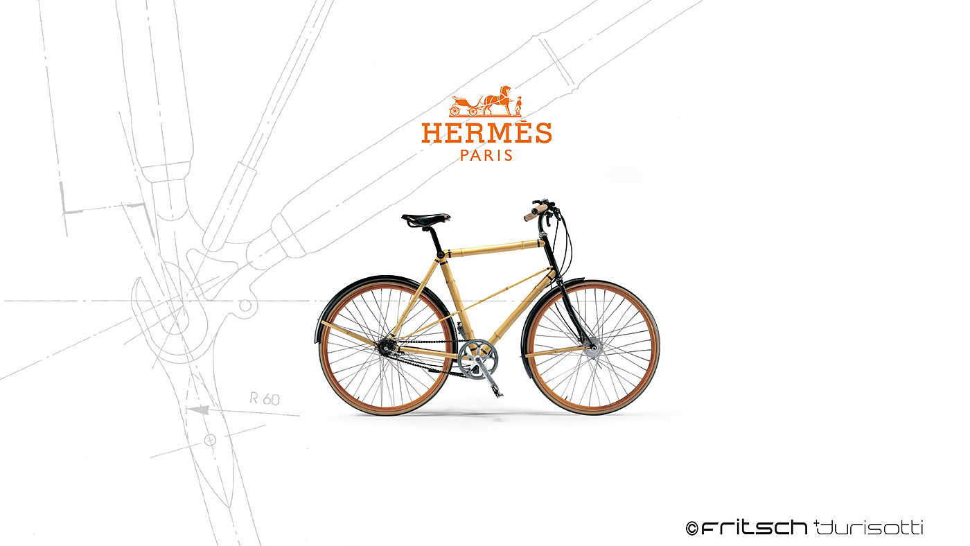 industrial design，bamboo，Bicycle，