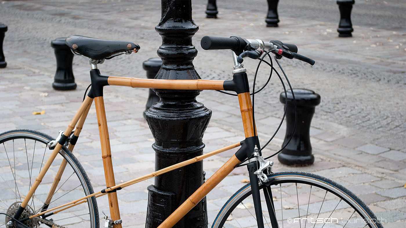 industrial design，bamboo，Bicycle，