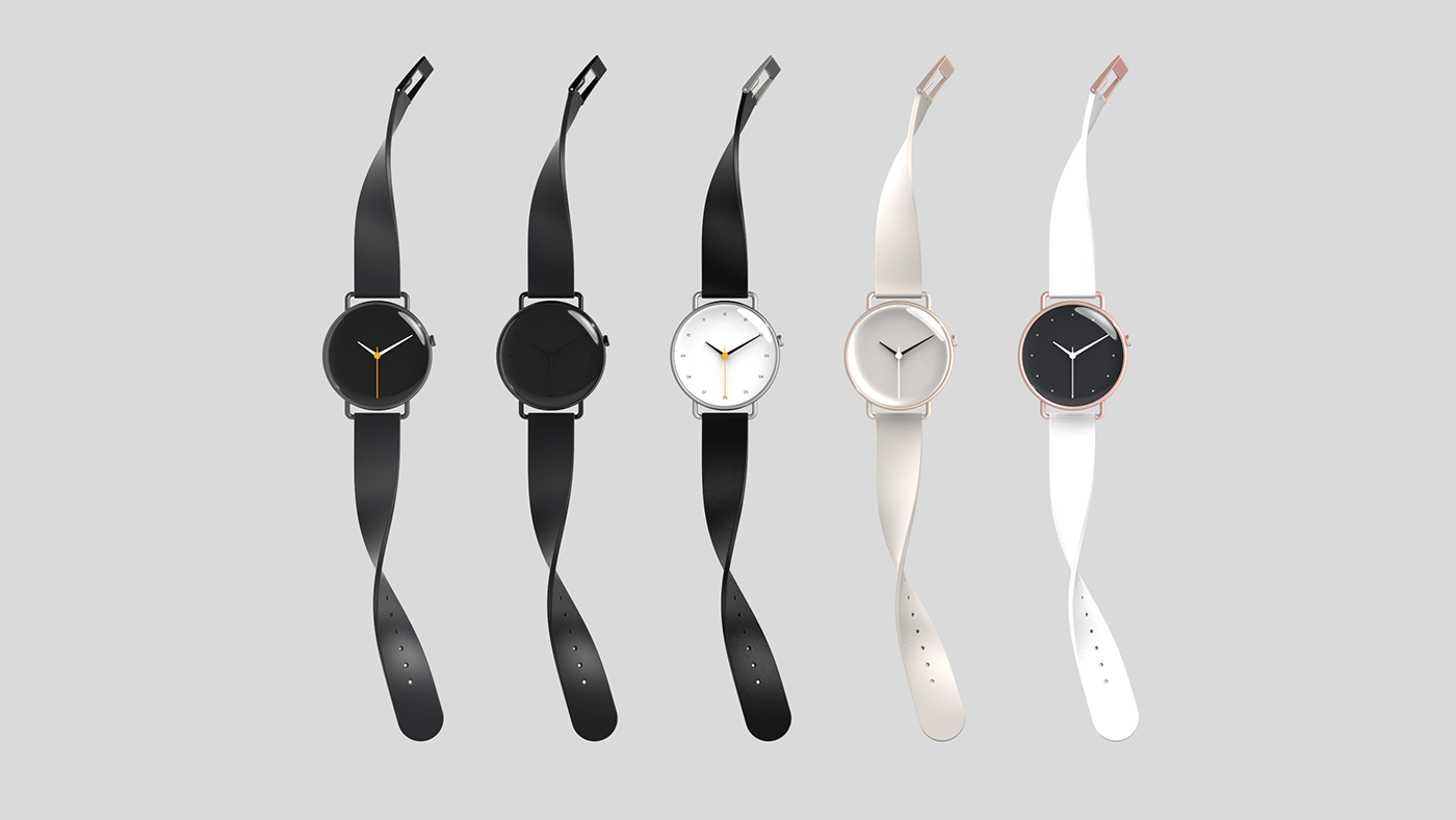 industrial design，fashion，Simplicity，Wrist watch，mono，