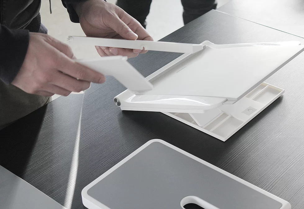 Portability，Adjust height，Grid，Smart cradle，bookshelf，