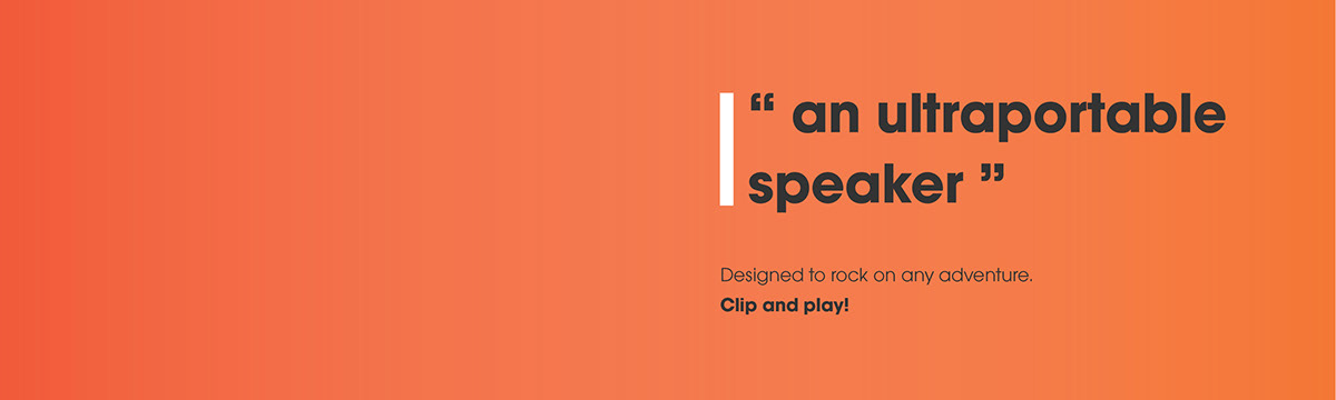 product design，Digital，loudspeaker box，JBL CLIP3，2018 red dot award，